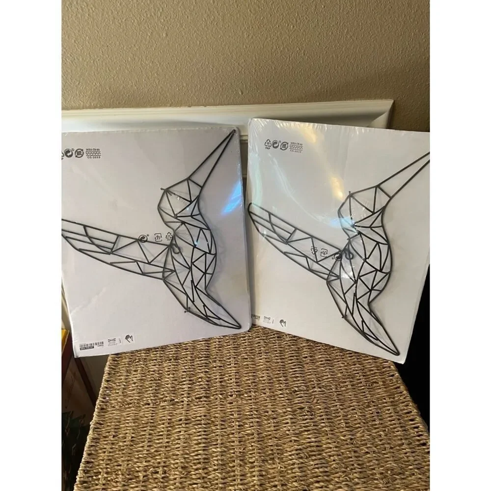 IKEA Humming Bird Metal Wall Art x 2